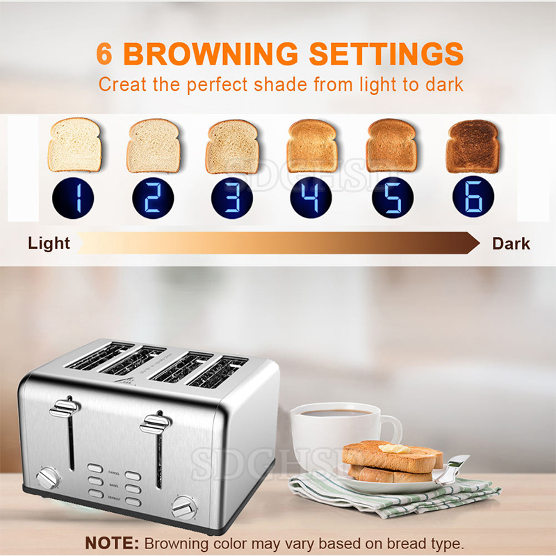Kitchen Appliances Quality - New Design Electrical Stainless Steel Toaster
