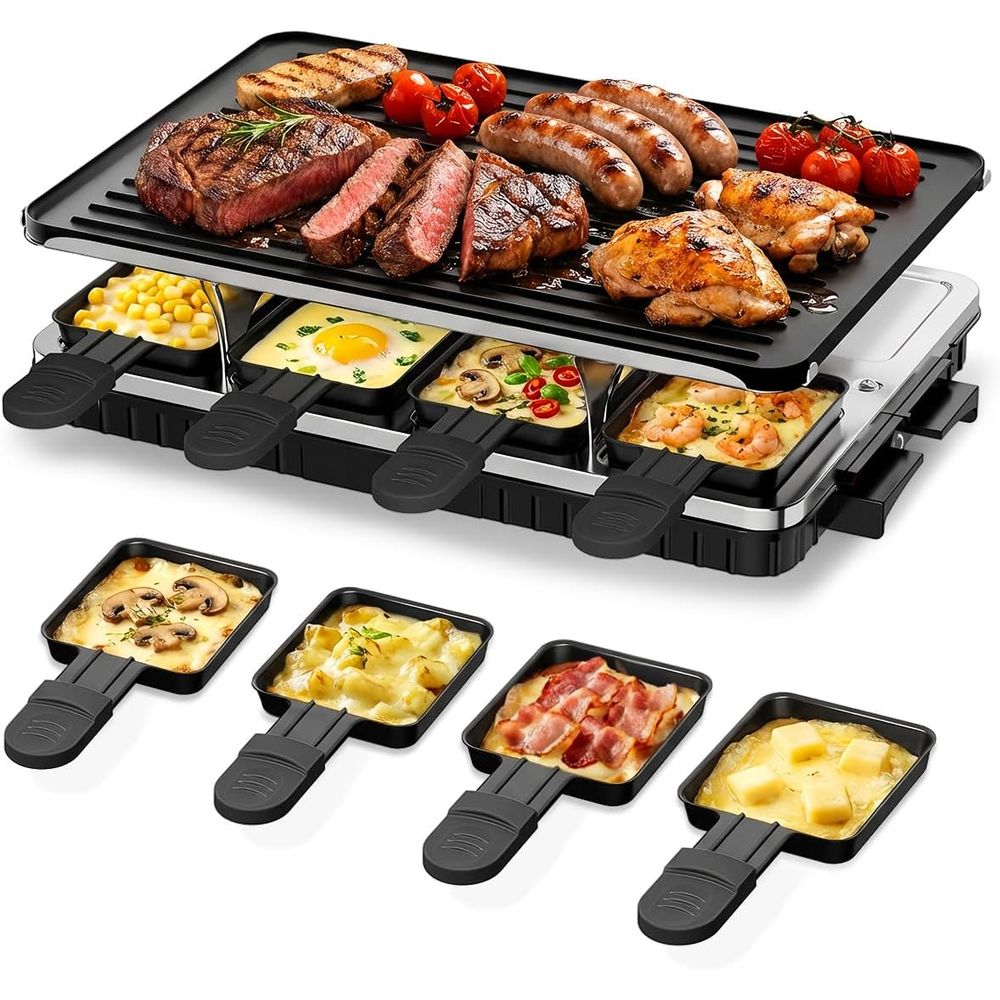 Raclette Table Grill, 2-in-1 K - Raclette Grill Table ulasan dan harga