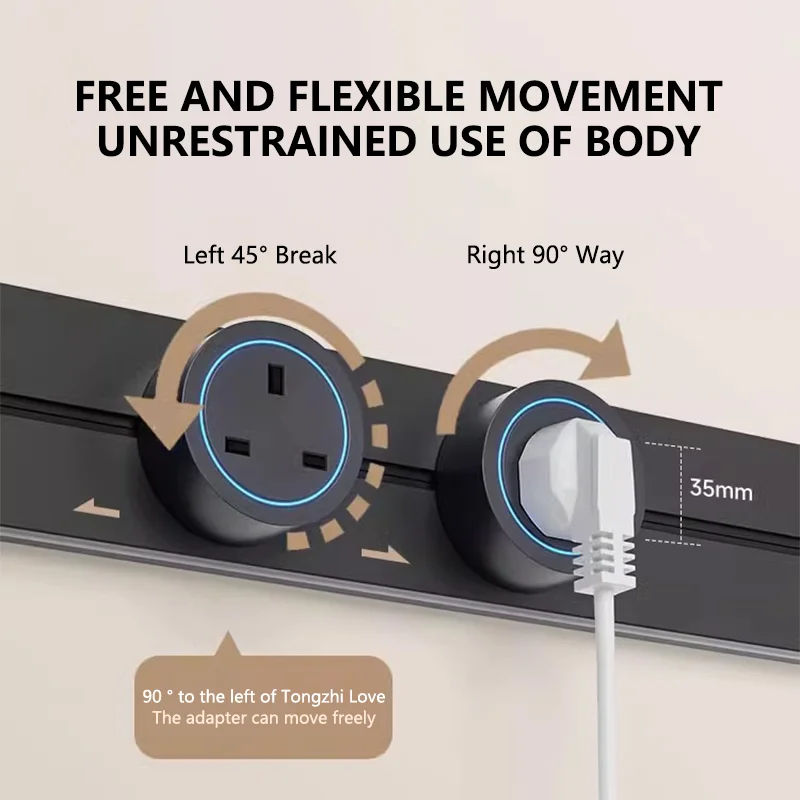 Power Track Socket Home Kitche - Kitchen Appliances Quality ulasan dan harga