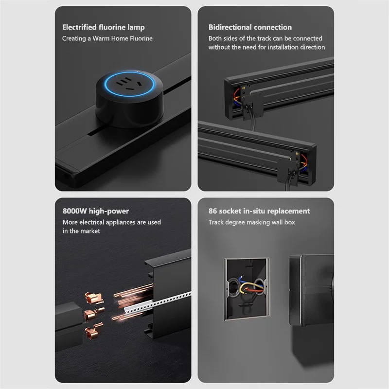 Power Track Socket Home Kitche - Kitchen Appliances Quality ulasan dan harga