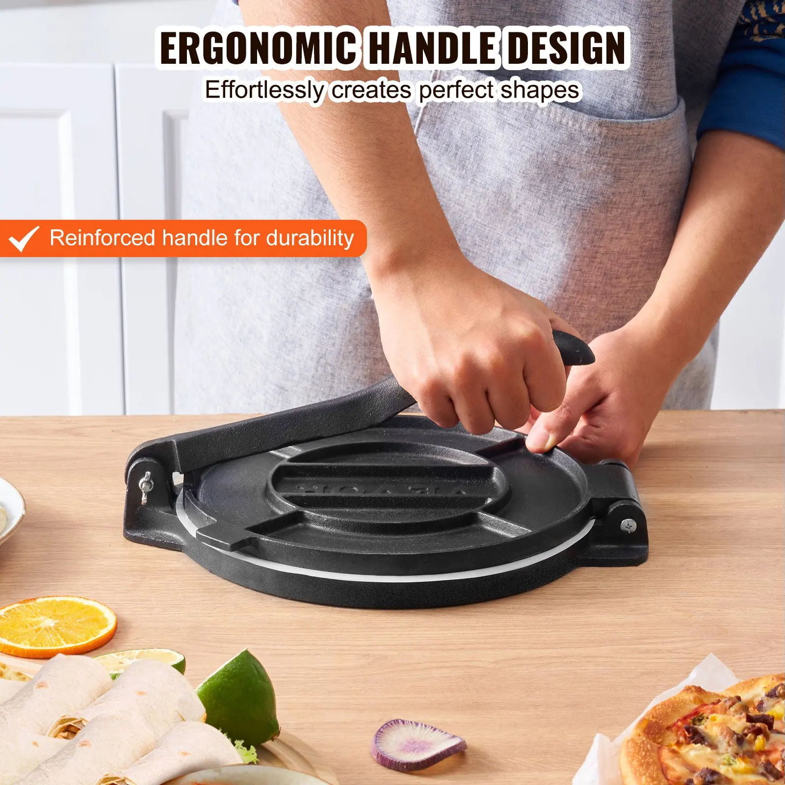 Tortilla Press 8 Inch and  Cas - Tortilla Press Cast ulasan dan harga