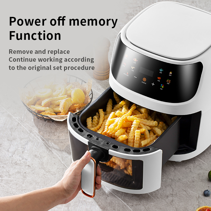 1350W Digital Air Fryer, Trans - Air Fryer 5L Digital ulasan dan harga