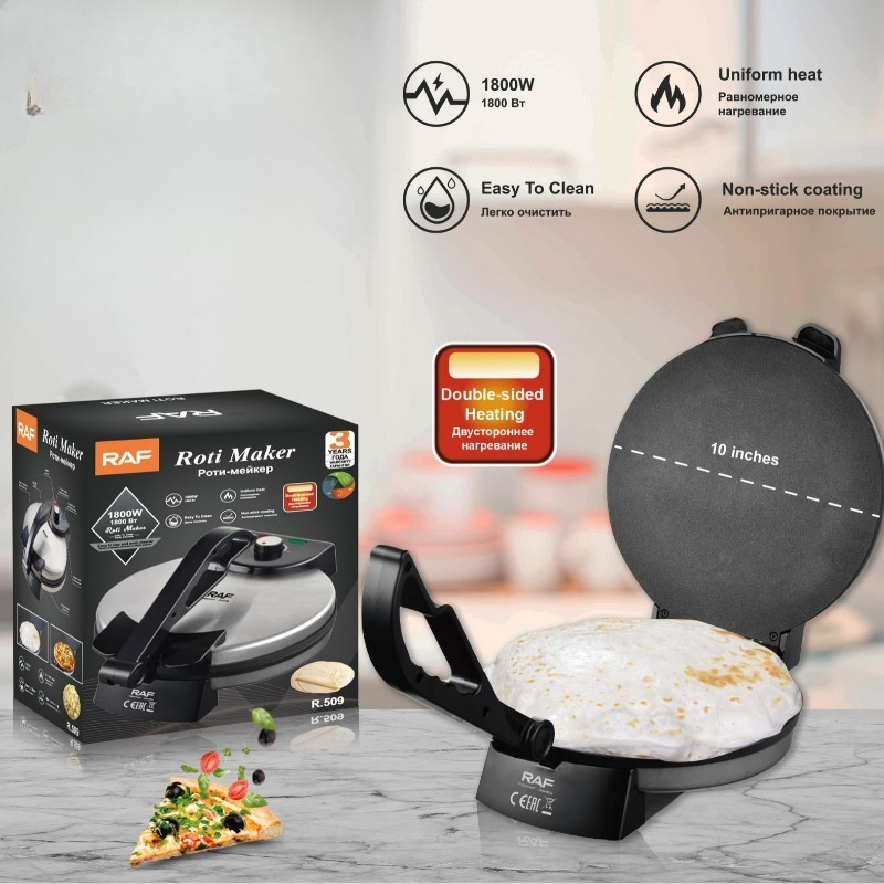1800W Electric Tortilla Maker  - Tortilla Press Cast ulasan dan harga