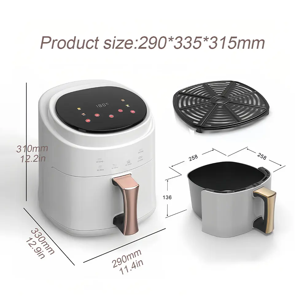 2800W 5L 6L 8L Digital Control - Air Fryer 5L Digital ulasan dan harga