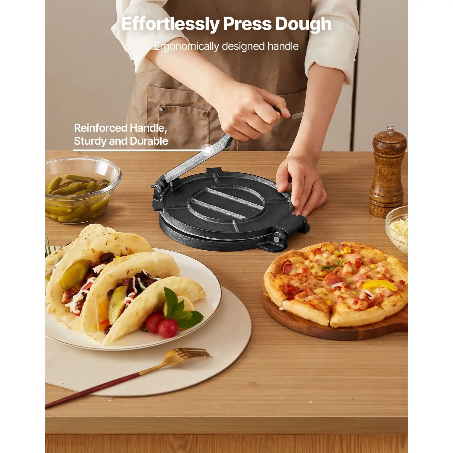 Tortilla Press, 10 Inch Cast I - Tortilla Press Cast ulasan dan harga