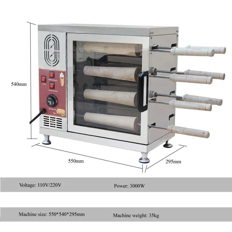 Commercial Chimney Cake Kurtos - Bread Maker Machine ulasan dan harga