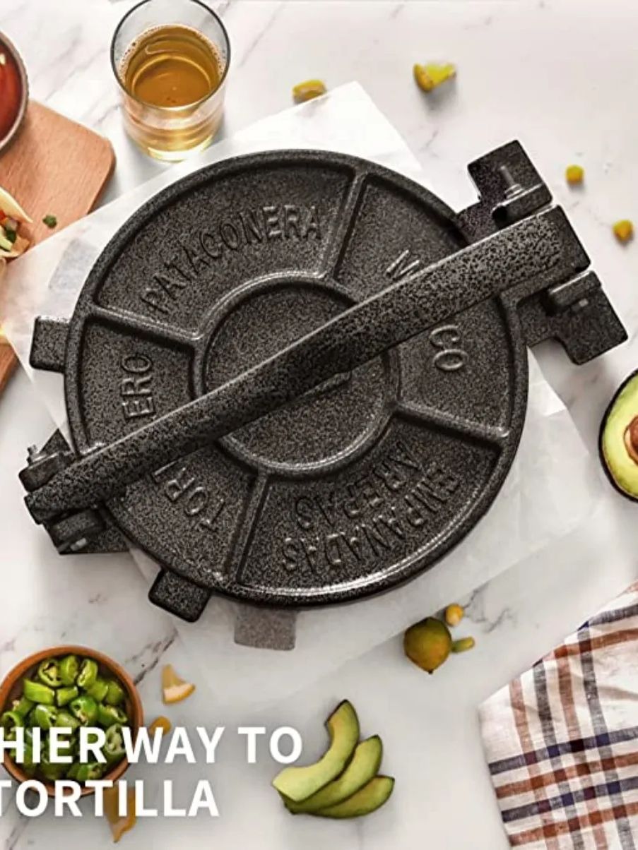 8 Inch Cast Iron Tortilla Pres - Tortilla Press Cast ulasan dan harga