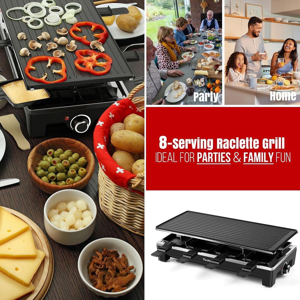 Raclette Grill, Electric Table - Raclette Grill Table ulasan dan harga