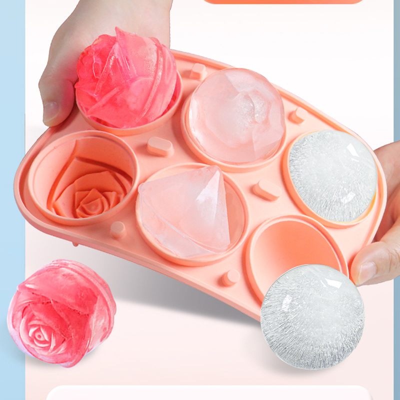3D Rose Diamond Round Ice Cube - Kitchen Appliances And Utensils ulasan dan harga