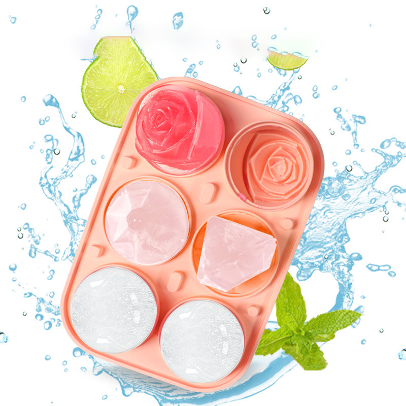 3D Rose Diamond Round Ice Cube - Kitchen Appliances And Utensils ulasan dan harga