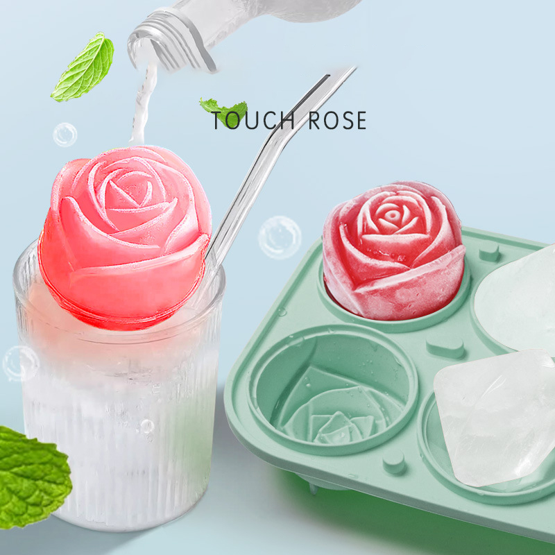 3D Rose Diamond Round Ice Cube - Kitchen Appliances And Utensils ulasan dan harga