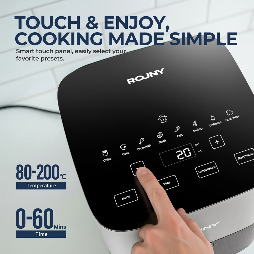 Digital Air Fryer with Visible - Air Fryer 5L Digital ulasan dan harga