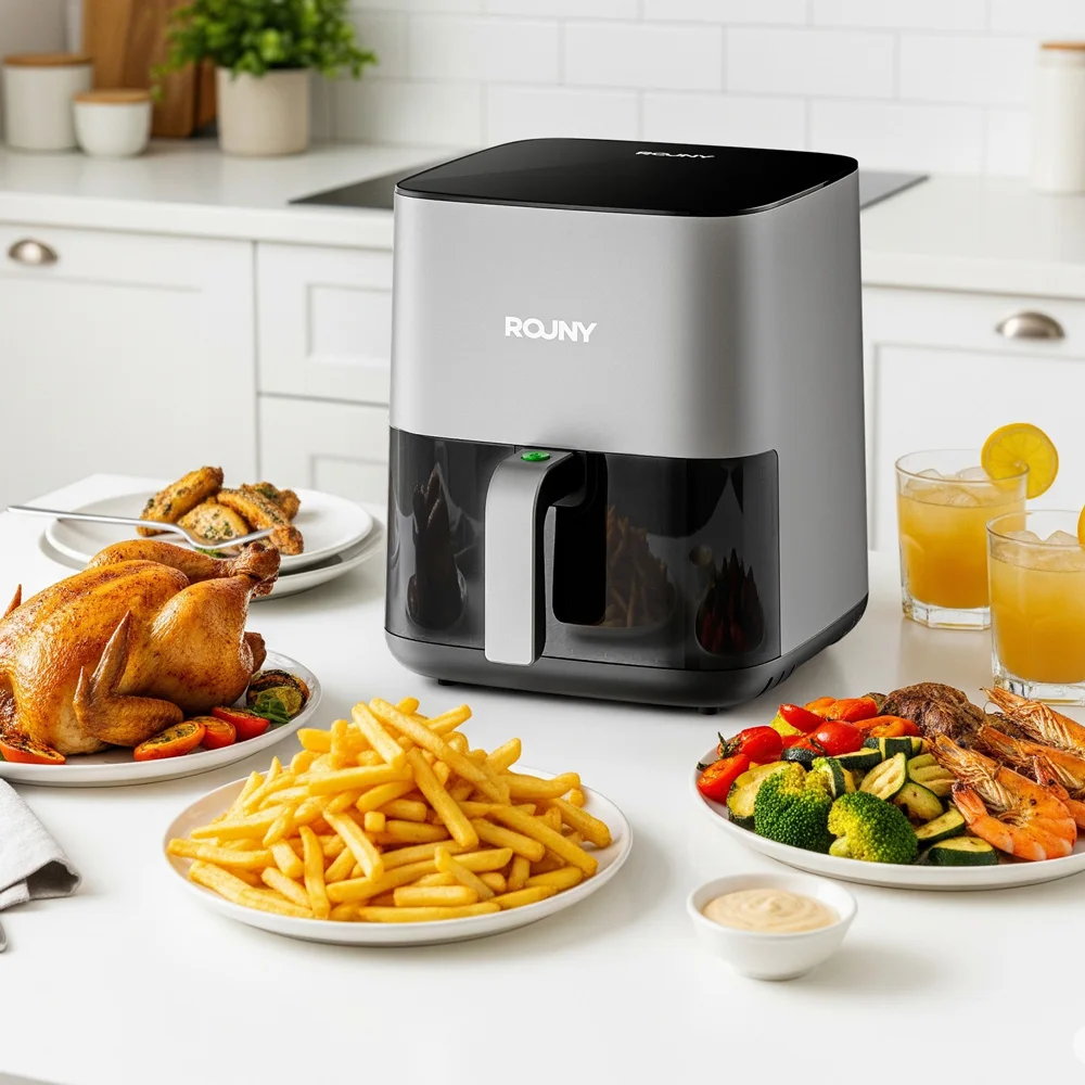 Digital Air Fryer with Visible - Air Fryer 5L Digital ulasan dan harga