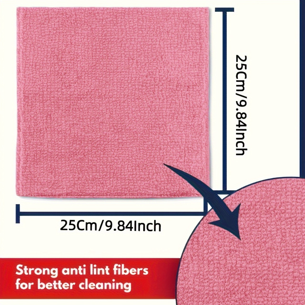 1-50Pcs Light Pink Microfiber  - Kitchen Appliances And Utensils ulasan dan harga