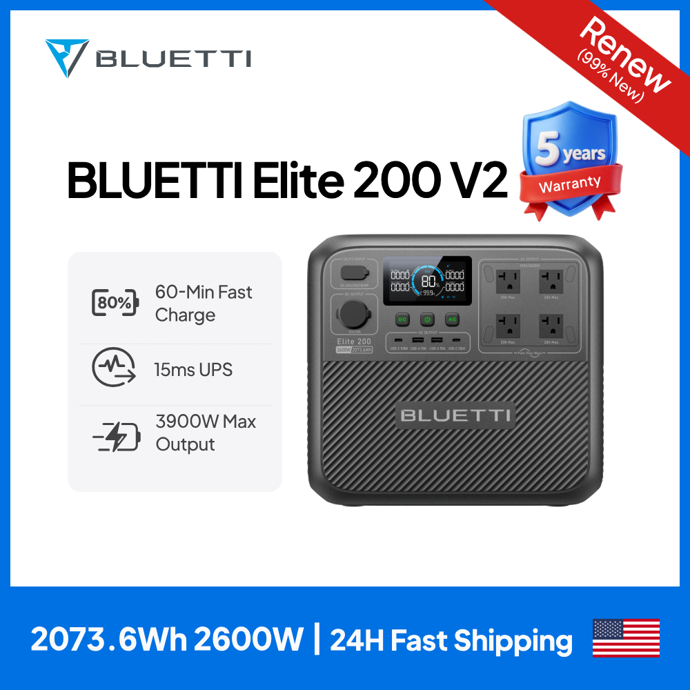【Renew】BLUETTI Elite 200 V2 Po - Bread Maker Machine ulasan dan harga