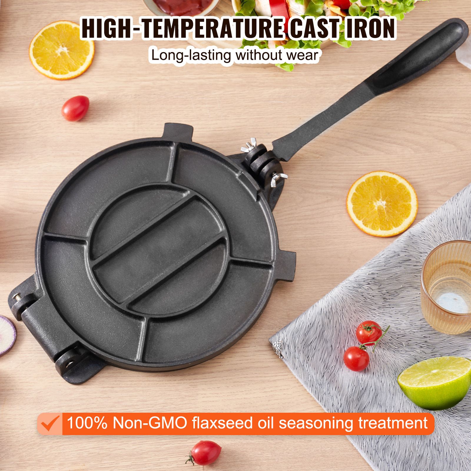 Tortilla Press, 8 Inch Tortill - Tortilla Press Cast ulasan dan harga
