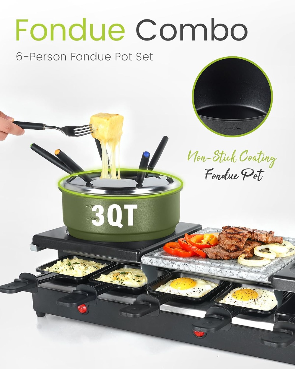 Raclette Table Grill - Indoor  - Raclette Grill Table ulasan dan harga