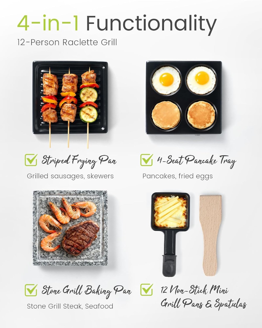 Raclette Table Grill - Indoor  - Raclette Grill Table ulasan dan harga